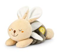 Chicco My Sweet Doudou Lapin en Peluche Doux en Velours, Sachet de sel à réchauffer au Micro-Ondes, à Placer sur Le Ventre de l'enfant, la Chaleur Aide à Calmer Les coliques, 0M+
