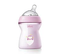 Chicco BIB NAT-FEEL 2M+ GIRL 250ML