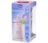 Chicco Biberon Nat-Feeling 6M+ Girl 330ml