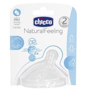 Chicco Natural Feeling Sucette de remplacement pour le biberon 2m+