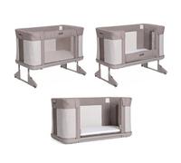 Chicco Next2Me Forever, Lit Bébé 3en1, Jusqu’à 4 Ans (22 Kg), Compatible avec Différents Lits, Berceau Bébé 3en1, Hauteur Réglable, Bonne Circulation de l'Air, 4 Roues, Matelas Inclus