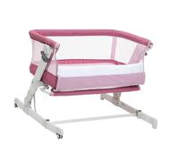 Chicco Next2Me Pop Up, Berceau Bébé, Berceau Bébé Cododo, Fermeture Compacte, Transportable Partout, Bord Ouvrable, Hauteur Réglable, Matelas et Sac de Voyage Inclus, Rose