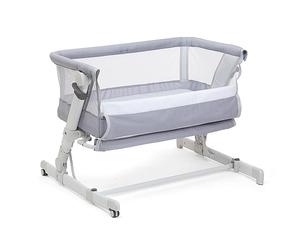 Chicco Next2Me Pop Up, Berceau Bébé, Berceau Bébé Cododo, Fermeture Compacte, Transportable Partout, Bord Ouvrable, Hauteur Réglable, Matelas et Sac de Voyage Inclus, Grey Mist