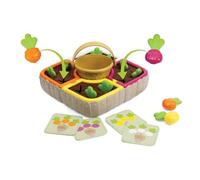 Chicco Orto Sensoriel Montessori 21 Pièces, Jeu Éducatif pour Apprendre Les Nombres et Les Couleurs, Développement de la Motricité Fine et de la Logique, Enfant, avec 12 Légumes Colorés, 1 A