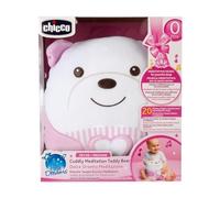 Chicco Ours en peluche électronique, 20 min de musique relaxante, lumière douce, rose
