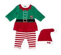 Chicco, Outfit di Natale in ciniglia, Mixte bébé, Rouge (2), 3M, Conçu en Italie