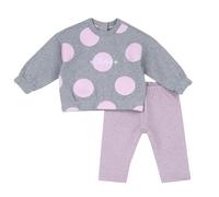 Chicco, Outfit due pezzi: leggings e felpa, Bébé fille, Rose (1), 1M, Conçu en Italie