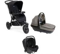 Chicco Pack Poussette Trio Activ3 Ebony + Siege Auto Kory Essential i-Size