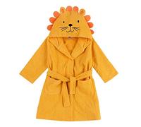 Chicco Peignoir Lion, coloré et Amusant en éponge Ultra Douce avec Capuche, 24 Mois+, Multicolore, Normal Unisexe pour Enfants et garçons