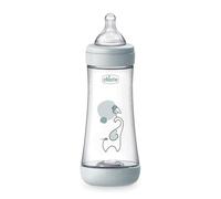 Biberon Chicco Plastic T Silicone Perfect5 Neutre 4M+ Fast Flow 300ml