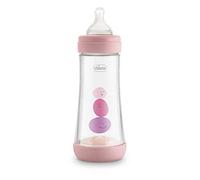 Chicco 00020235300000 biberon 330 ml Rose, Transparent Plastique