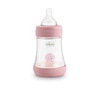 Chicco Biberon Perfect 5 – débit lent – rose 150 ml