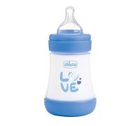 Chicco Perfect 5 Bottle, Bouteille Anti-Colique 150 ml, Flow Libre, Bébé 0+, Sucette Silicone,Biofonctionnelle 150ml Biofonctionnelle avec Système Intui-Flow