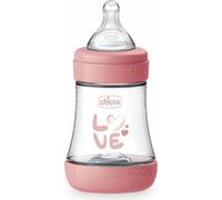 Chicco Perfect Baby Bottle 0M+ Silicone Pink 150ml