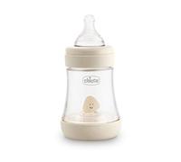 Chicco PERFECT Lot de 5 biberons anti-colique 150 ml pour nouveau-né avec flux lent 0+ mois avec tétine en silicone souple, biberon 150 ml bio fonctionnel avec système de fermeture à l'intui-Flow Beige