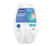 Chicco Perfect5 Tétine Anti Colique SIlicone 2 Pièces Forme Aplatie Symétrique