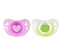 Chicco Physio Air Sucette en Silicone 2 Pièces Rose 6-16 Mois, Couleurs Assorties