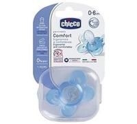 Chicco physio comfort sucette en silicone bleu 0-6 mois 7491121 G