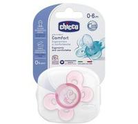 Chicco physio comfort sucette en silicone rose 0-6 mois 7491111 G