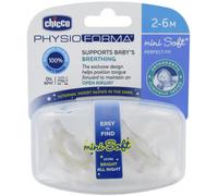 Chicco Sucette en silicone Physio Minisoft Nuit 2 - 6 M 2uds