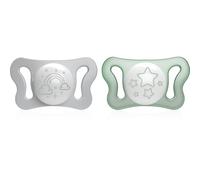 Chicco Physio Micro 0-2 m tétine Night 2 pcs