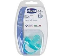 Chicco physio soft sucette en silicone bleu 0-6 mois 271121 G