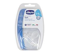 Chicco Sucette Physio Soft Tout Silicone +6m Violet