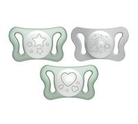 Chicco Physio Micro 0-2 m tétine Night 2 pcs