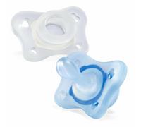 Chicco PhysioForma Mini Soft Blue Silicone Suck 0-2Meses 2 Units