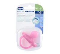 Chicco PhysioForma Tétine pour Bébé (6-16 mois) | Sucette pour bébé avec forme unique pour soutenir la respiration de bébé | Matériau en silicone souple | Sans BPA (Rose)