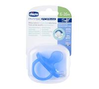 Chicco PhysioForma Tétine pour bébé (6 à 16 mois) | Tétine pour bébé avec forme unique pour soutenir la respiration du bébé | Matériau en silicone souple | Sans BPA (bleu)