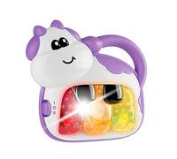 Chicco Piano Vaquita - Piano Musical Amusant pour bébé, avec 3 Touches et 12 mélodies, idéal pour Les bébés