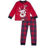 Chicco, Pigiami in cotone - Natale, Mixte enfant, Rouge (2), 18M, Conçu en Italie