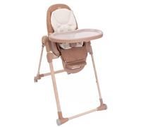 Chicco Polly Armonia Chaise Haute Bebé Évolutive, pour Enfants de 0 Mois à 40 kg, 9 Niveaux de Hauteur, 3 Positions d'Inclinaison, Repose-Pieds Réglables, Pliage compact, 4 Roues, Rouge