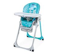 Chicco Polly Chaise Haute Evolutive et Transat pour Bébés, Inclinable avec Repose-Pieds Réglables, 4 roues, Fermeture Compacte - de 6 mois à 3 ans (15 kg) - Tucano