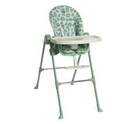 Chicco Polly Essential Chaise Haute pour Bébés de 0 Mois à 15 kg, Chaise haute évolutive, 3 Positions d'Inclinaison, 7 Niveaux de Hauteur, Pliable et Compacte, Tissu en Polyester Recyclé, Vert