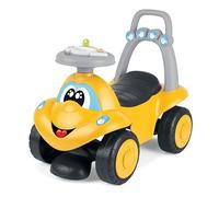 Chicco Porteur Billy 2en1 ECO+,premiers pas,trotteur et porteur 2en1,assemblage facile,guidon ergonomique,roues larges,avec sons et lumières de conduite,plastique recyclé,enfants de 12 à 36 mois,jaune