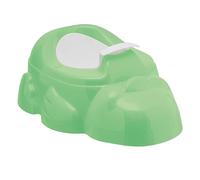 Pot en plastique recyclé, pot pour bébé, pot avec siège anatomique et pare-éclaboussures avant, léger, avec poignée facile à transporter, couleurs assorties, 18 mois et +.