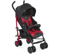 CHICCO Poussette canne Echo - Dès la naissance - Jusqu'à 15kg - Dossier réglable - Avec arceau de sécurité - Scarlet