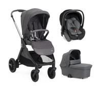 CHICCO - Poussette Trio Bellagio 2 + Siège auto First Seat Recline + Nacelle Flexi Black Satin