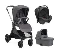 CHICCO - Poussette Trio Bellagio 2 + Siège auto Kory Plus i-Size + Nacelle Flex Black Satin