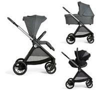 CHICCO - Poussette Trio Bellagio Nacelle Flexi Siege-auto First Seat Recline I-size Blac Black Sation G