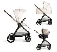CHICCO - Poussette Trio Bellagio + Siège auto First Seat Recline + Nacelle Flexi Amber Glow