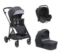 CHICCO - Poussette Trio Seety Nacelle Boston Grey + Siège auto Kory Black Gris