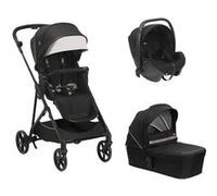 CHICCO - Poussette Trio Seety Nacelle Etna Black + Siège auto Kory Black Noir