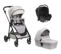 CHICCO - Poussette Trio Seety Nacelle Florence beige + Siège auto Kory Black Gris