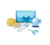 Chicco Premier set de soins : Accessoires de bain et d'hygiène pour nouveau-né, bleu