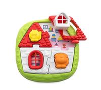 Chicco Puzzle Maison & Ferme 2 en 1, Puzzle et Jeu de Formes Emboîtables pour Enfants, avec 8 Pièces, 8 Formes et 2 Décors, Fabriqué en Italie, Jouet Éducatif, 10 Mois - 3 Ans