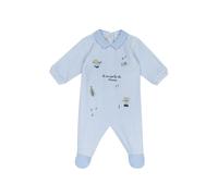 Chicco Pyjama beige / bleu marine / bleu clair, Taille 62