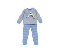 Chicco Pyjama bleu ciel / jaune / gris chiné / blanc, Taille 128